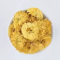 黄山贡菊花徽州黄菊花一朵一杯皇菊清去火热菊花批发50-500克 徽州黄菊50克