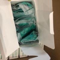 光明无粉乳胶手套 一次性芦荟手套 独立包装 丁腈 25双/盒 绿色芦荟 Xs