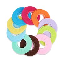 马桶坐垫通用型坐便套一次性家用加厚四季马桶垫坐便器垫2-10个装 薄款不同颜色随机5个装