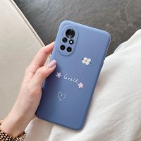 华为nova7手机壳男女nova8防摔全包软壳nova7pro手机套小清新SE 爱心小花[薰衣紫]单壳 华为[nova