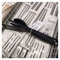 宜家代购格纳普 耐高温厨房煎铲漏铲汤勺夹子 3件套