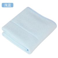 泰国天然乳胶毛巾透气吸水速干美容家用儿童成人洗脸防螨擦汗方巾 浅蓝 30*30