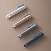 鞋刷子硬毛家用洗鞋刷不伤鞋面软小刷鞋子神器洗衣刷多功能衣物清 鞋刷[随机颜色]一个装