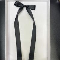 杨幂同款发夹密室大逃脱黑色蝴蝶结飘带头饰双马尾发卡夹子发饰女 长款鸭嘴夹1个