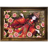 初级入门版成人1000片拼图儿童益智力玩具千款图案可选女生日礼物 女孩的嫁衣 [御贡坊]木质1000片分区送图