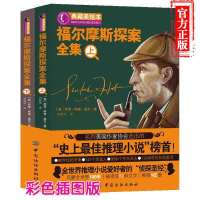 2册]福尔摩斯探案全集(典藏美绘本) 柯南道尔大侦探悬疑推理小说 2本上下册福尔摩斯探案全集(彩绘版)