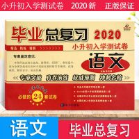 2021年毕业总复习小升初真题模拟试卷六年级下册语文数学英语专题 语文