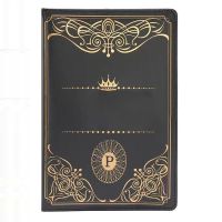 复古密码本带锁加厚学生笔记本带锁日记本日韩手账本笔记本子文具 黑色(无密码锁) 单本装(赠一支中性笔)