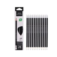 幼儿园小学生铅笔2b无铅毒学生考试书写儿童画笔素描美术用品 一盒12根