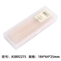 晨光本味中性笔0.5 铅笔铅芯2b橡皮擦初高中生考试用笔盒文具套装 白色本味笔盒小号