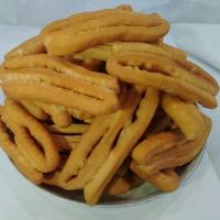 开心果无添加白砂糖白面条脆条江果条香酥油条小麻花原味微咸果子 半斤试吃装 红糖果子