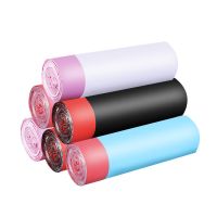 抽绳迷你小号垃圾袋家用加厚桌面垃圾袋儿童学生上学手提式收纳袋 抽绳30*30cm随机1卷25只 30*30cm