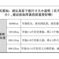装被子子的袋子棉被收纳袋防潮衣服整理塑料透明大容量搬家打包袋 透明袋(5个) 60*90CM(装衣服)