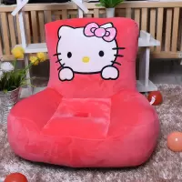 可爱卡通小沙发动物长颈鹿幼儿园儿童礼物榻榻米可拆洗宝宝凳子萌 kt猫沙发 约40cm*50cm(儿童座椅)