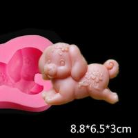 十二生肖手工皂模鼠牛虎兔龙蛇马羊猴鸡狗猪翻糖蛋糕硅胶模具 狗