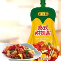 厨邦原晒香黄豆酱瓶装夹馍拌饭调味酱豆瓣酱甜辣黑胡椒烧烤酱批发 泰式甜辣酱260g*袋装