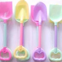 夏季沙滩玩沙铲玩具儿童套装挖沙工具铲子耙子套装宝宝玩沙戏水 40cm2个套装1套价