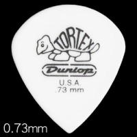 Dunlop邓禄普 Tortex jazz3 磨砂防滑 小乌龟民谣电木吉他拨片 白 一片装 0.73mm