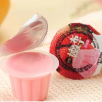 [粉丝专享]猫村长嫩布丁水果味果冻鲜奶含乳布丁40gg独立包装 白桃口味凤梨口味各两袋