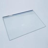 冰箱隔板钢化玻璃内部隔层板分层置物架冷冻冷藏配件玻璃海尔美菱 单边(一边包边) 372*142毫米