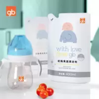 好孩子新生儿奶瓶果蔬玩具清洁剂400ml补充装袋装 400mL