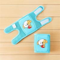 1-2-3-4-5岁6婴儿护具小孩防摔护膝盖宝宝保护套小童幼儿小儿护 [可调护膝]蓝色狗狗