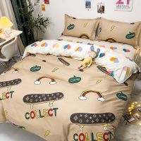 皮卡丘卡通四件套儿童男床上用品可爱床单被套学生宿舍被罩三件套 时尚k 儿童单被套(1.1x1.5m)