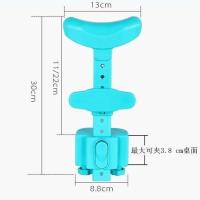 小学生写字矫正器坐姿儿童防近视支架纠正写字姿势神器视力保护器 清新蓝简易无硅胶款