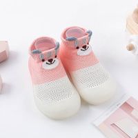 夏季儿童学步鞋软底防滑1-3岁男女宝宝鞋子网眼透气幼儿童鞋 粉色网眼 天蓬 内长11.5cm 18/19