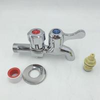 铜多功能双用全自动洗衣机水龙头一进二出三通单冷水4分水龙头 双用龙头塑芯不带咀