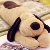 秒发大趴趴狗抱枕大号双人枕毛绒玩具布娃娃公仔女生儿童礼物 浅棕 1.3米