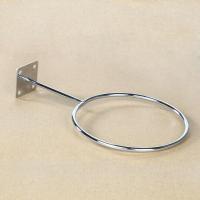 上墙球架篮球足球托架收纳架放球架墙上放球圆形球架挂球展示架子 电镀球托2个(不可投篮)上螺丝