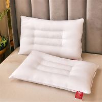 全棉]南极人枕头决明子成人护颈椎枕头芯单双人枕芯家用一对套装 全棉单边护颈枕 48cmX74cm (一只装)