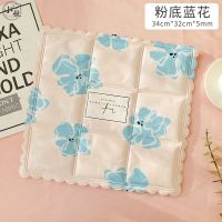 屁股垫 冰垫夏季冰垫夏天透气坐垫降温神器冷凝胶冰晶坐垫学生水 7791粉底蓝花 1个装