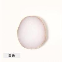美甲调色板水晶玛瑙石装饰品展示版彩绘调色盘 白色调色板