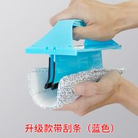 擦玻璃神器凹槽清洁刷清理窗台缝隙轨道刷子家用窗户沟槽缝的工具 新款双向刮水+2块布+小铲子(蓝色) 加厚加宽1套