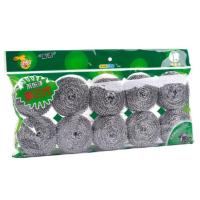 彩袋10个装钢丝球不生锈不掉渣清洁球厨房清洁用品10个锅刷套装 大号13g10个装