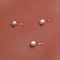 耳夹无耳洞女小巧复古高级气质简约假耳饰品耳钉耳环半圆珍珠耳夹 6MM 白色