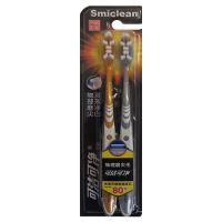 三笑可洁可净中硬毛牙刷男士中毛家用4支8支大头成人去牙烟渍牙黄 [仙鹤款]4支中硬毛 颜色随机 颜色随机