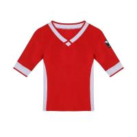 广场舞服装新款夏季鬼步舞健身操团队舞蹈比赛服装套装 单件短袖(拍下联系客服备注颜色) M