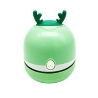 桌面吸尘器充电迷你电动橡皮屑吸尘器键盘桌面清洁器[惠佳品] 绿色 [升级款]强力充电吸尘器(耳朵随机)