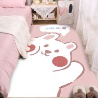 卡通床边卧室少女耐脏地毯床尾卧室装饰地垫飘窗毯阳台地垫易清洗 I am OK 40*60CM