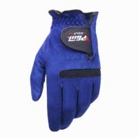 PGM 高尔夫手套 男士 单只 防滑透气 魔术贴 超纤布手套 左手 22码