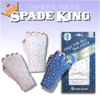 高尔夫男士女士 半指手套UV 防嗮高尔夫手套夏天高尔夫右手手套 浅粉色女士S#[右手]18~20码