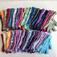 猫爪手套韩版冬季可爱卡通猫咪女生半指手套加厚加绒学生情侣手套 HB69[混色-一双]