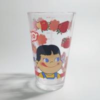 玻璃杯带盖耐高温卡通杯子水杯带吸管果汁杯女随手杯ins风闭眼入 大头妹妹单杯款