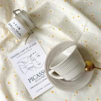 日式系ins风田园清新小雏菊茶几餐桌布法式白色蕾丝镂空盖布 小雏菊 40*60CM