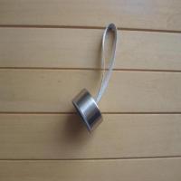 水杯杯盖玻璃盖柠檬杯密封圈玻璃防漏盖子垫圈带绳子通用配件 带绳子小银盖 2个装_