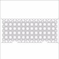 大涨可裁剪马卡龙垫烤箱耐高温垫曲奇垫耐高温不沾垫多功能曲奇垫 60*26cm