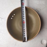 [陶土材质]广西泉水远大牌节能环保耐高温砂锅汤锅矮锅单盖 青黄1.5升单盖直径18.5cm